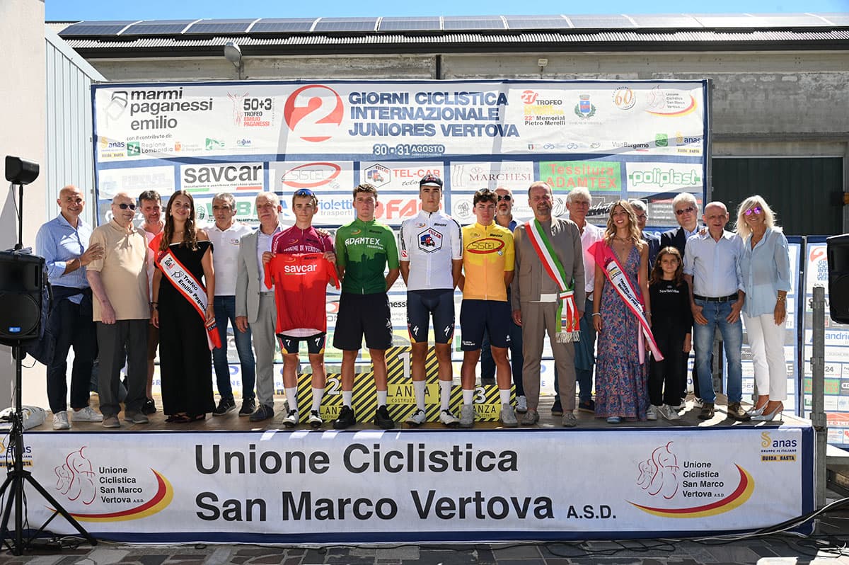 Il traguardo del Trofeo Emilio Paganessi